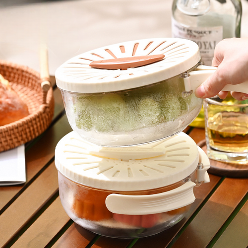 2-in-1 Draining and Preservation Basket – Multi-Functional Fruit & Vegetable Washing and Storage Solution