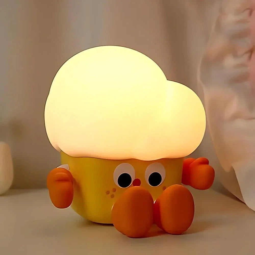 Cute Animal Night Light – Soft Silicone Kids’ Lamp with Color Change & Rechargeable Design