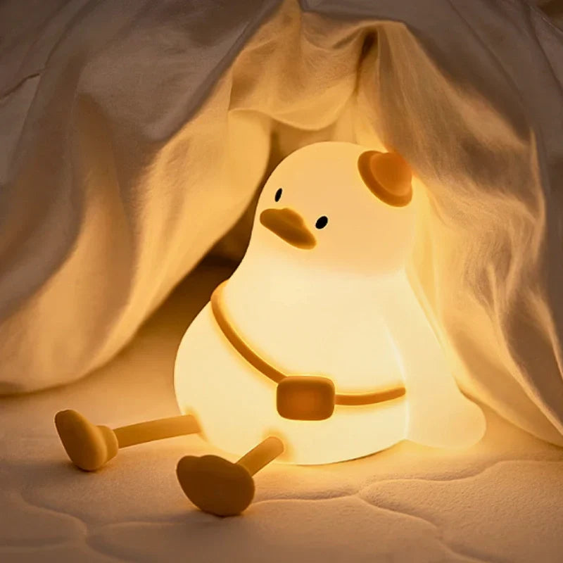 Cute Animal Night Light – Soft Silicone Kids’ Lamp with Color Change & Rechargeable Design