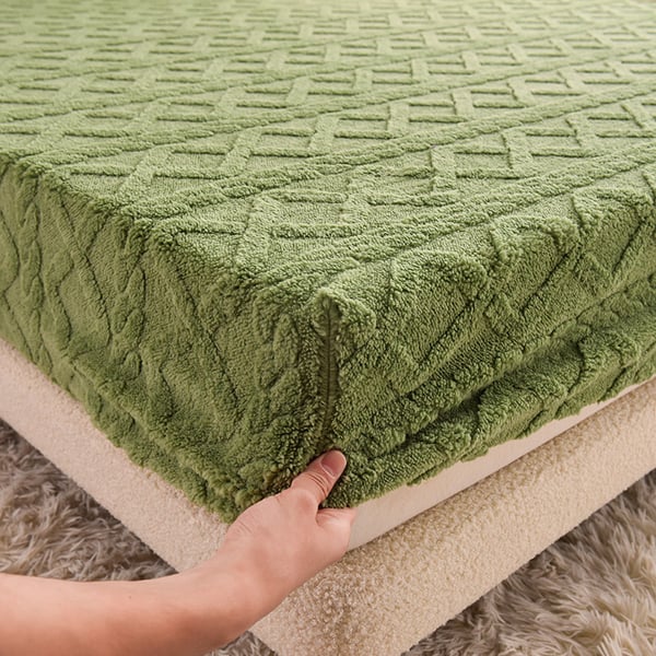 Flannel Velvet Extra Deep Fitted Sheet with 27 cm Pockets – Soft, Breathable, and Durable for All Seasons 5