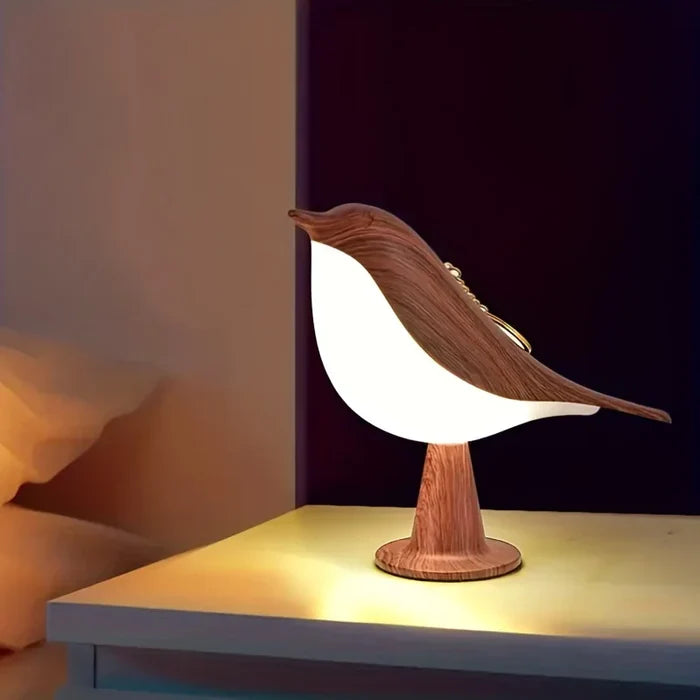 Dimmable Bird Lamp with Aroma Diffuser – Wireless, USB-C Rechargeable, Adjustable Light Colors for Home Ambiance