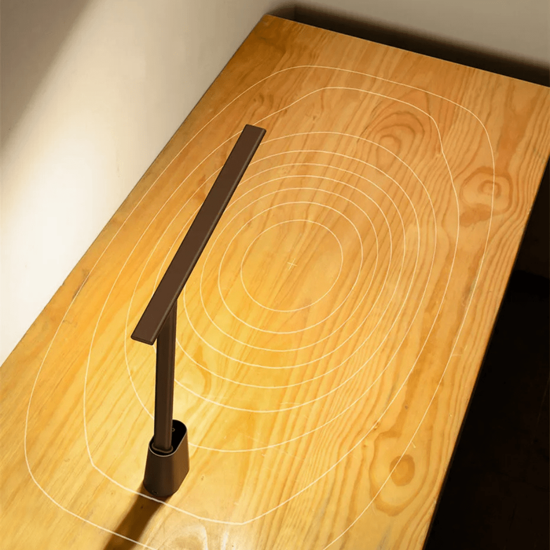 Smart LED Desk Lamp, Rechargeable Table Lamp with Adjustable Brightness and Foldable Design for Home Office and Reading