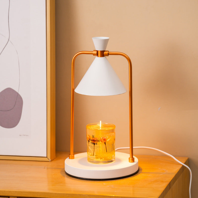 Luxury Candle Warmer Lamp – Elegant Fragrance Light with Adjustable Heat & Lampshade