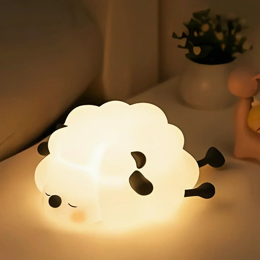 Cute Animal Night Light – Soft Silicone Kids’ Lamp with Color Change & Rechargeable Design